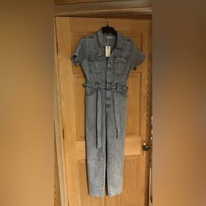 Good American NWT denim jumpsuit Medium